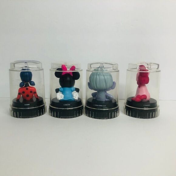 good 2 grow podz bottle toppers girls lot of 4 ladybug minnie guy diamond pinkie - Picture 5 of 6